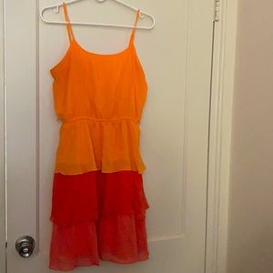 Studio Y orange and pink dress size : M